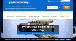 Desktop Screenshot of pneucom.hu